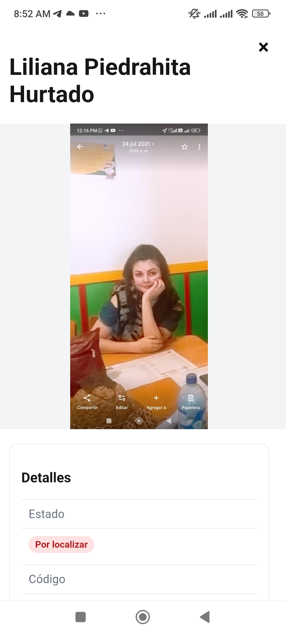 Foto de Liliana Piedrahita
